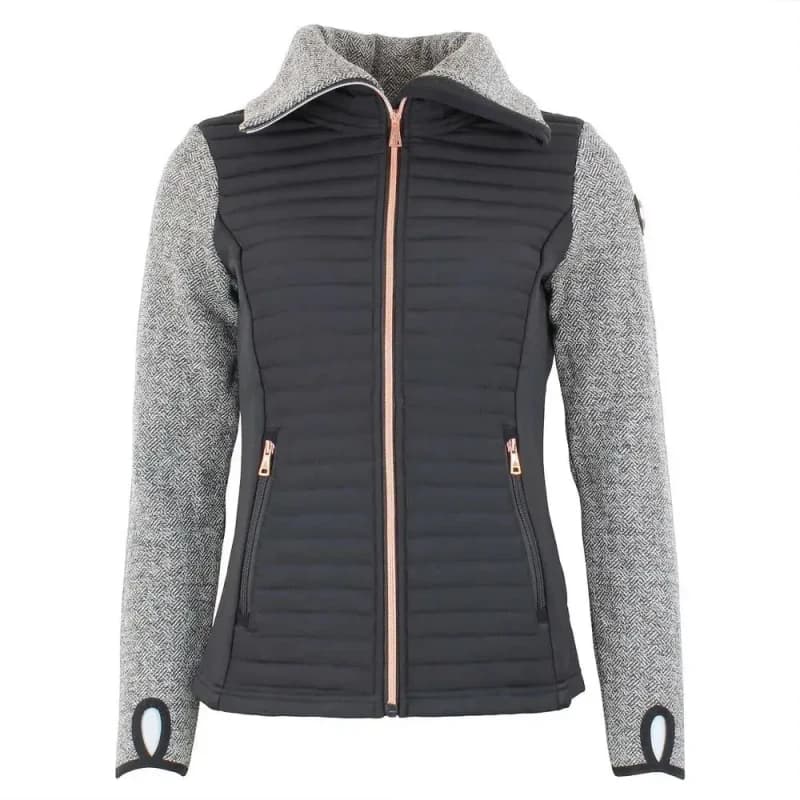 Image of Peak Mountain Womens fleece jacket Peak Mountain Antembi Noir Female 2XL