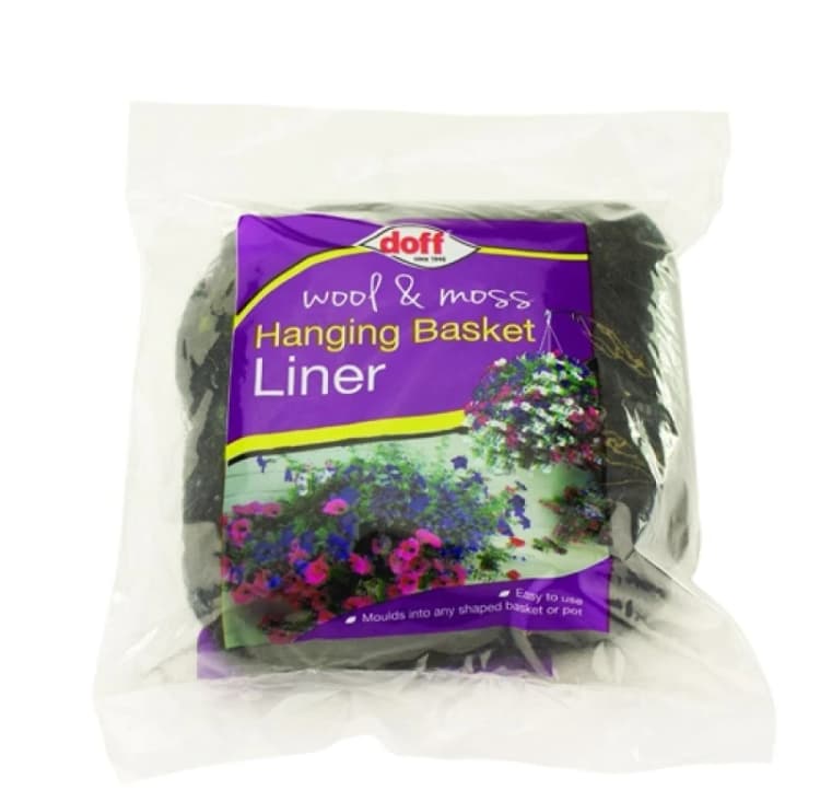 Image of Doff Wool & Moss Hanging Basket Liner