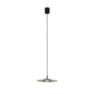 Image of Cosmos LED 1 Light Dome Ceiling Pendant Brass