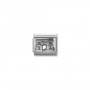 Image of Composable Classic Acciaio Argento Arc De Triomphe Link 330105/31