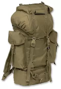 Image of Brandit Nylon Backpack, green, green, Size One Size