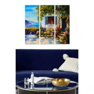 Image of MDF6932331 Multicolor Decorative MDF Painting (3 Pieces)