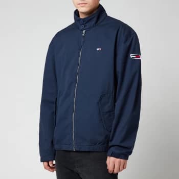 Image of Tommy Jeans Mens Modern Harrington Jacket - Twilight Navy - XL