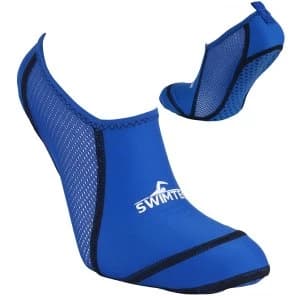 Image of SwimTech Pool Sock Blue UK Size 5-7