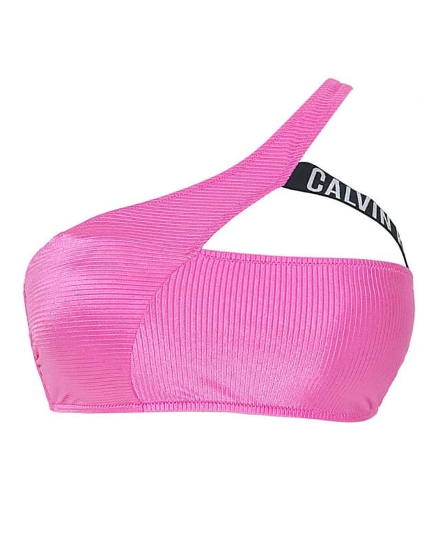 Image of Calvin Klein Intense Power Bikini Top Pink Female S QV84701