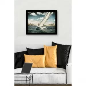 Image of SC0951 Multicolor Decorative Framed MDF Painting