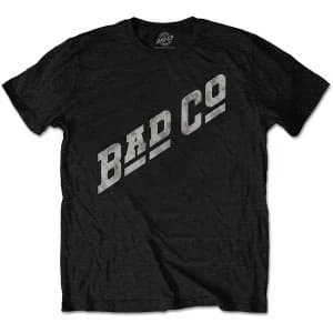 Image of Bad Company - Slant Logo Unisex Large T-Shirt - Black