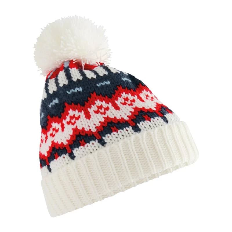 Image of Beechfield PC7876 womens Beanie in White