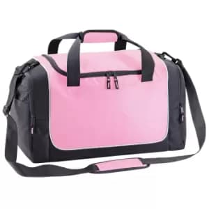 Image of Quadra Teamwear Locker Duffle Bag (30 Litres) (One Size) (Classic Pink/Graphite/Whi)