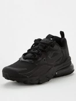 Image of Nike Air Max 270 React Trainer - Black, Size 5