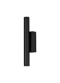 Image of Wall Lamp, 2 x 3W LED, 3000K, 300lm, IP54, Black, 3yrs Warranty