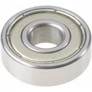 Image of UBC Bearing 627 2RS Deep groove ball bearing Bore diameter 7mm Outside diameter 22mm Rotational speed (max.) 20000 U/min