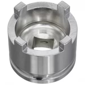 Image of Sealey SMC19 Motorcycle Swingarm Lock Nut Socket 4-Pin 43mm