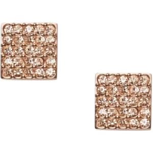 Image of Ladies Fossil PVD rose plating Vintage Motifs Earrings