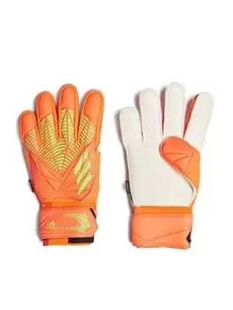 Image of adidas Predator Edge Fingersave Match Goalkeeper Gloves, Orange, Size 10, Men