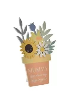 Image of Mother's Day Flower Pot Plaque "Mummy"