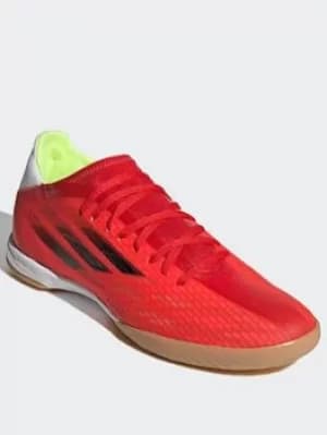 Image of adidas X Speedflow.3 Indoor Boots, Black/Yellow, Size 10, Men
