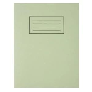 Image of Silvine Exercise Book Ruled and Margin (80 Pages) Green (Pack of 10)