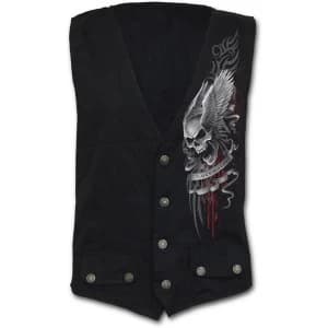 Image of Ascension Mens Small Gothic Waistcoat Four Button With Lining
