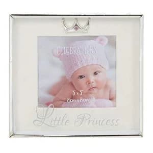 Image of 3" x 3" - Silver Plated Box Frame - Little Princess
