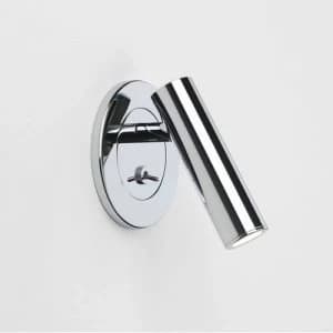 Image of LED 1 Light Indoor Recessed Wall Light Polished Chrome