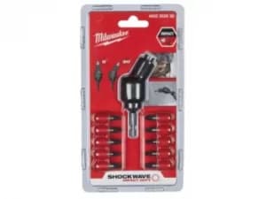 Image of Milwaukee Power Tools 4932459781 11 Piece Shockwave Knuckle Offset Attachment