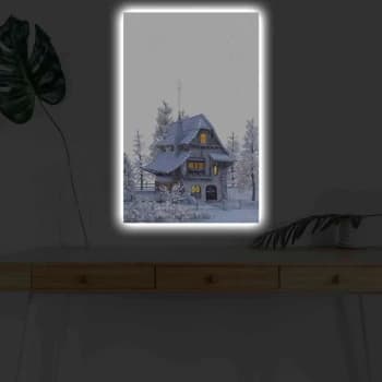 Image of 4570KARDACT - 033 Multicolor Decorative LED Lighted Canvas Painting