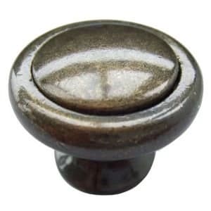 Image of BQ Bronze Effect Round Furniture Knob Pack of 1