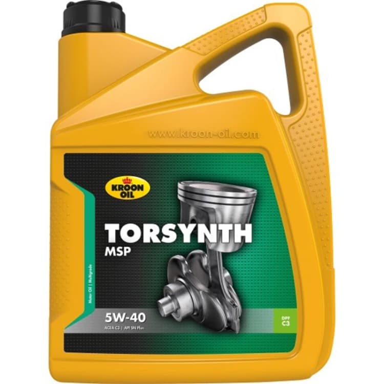 Image of KROON OIL 37101 Engine oil Torsynth MSP 5W-40 Capacity: 5l, Synthetic Oil Engine Oil (1862)