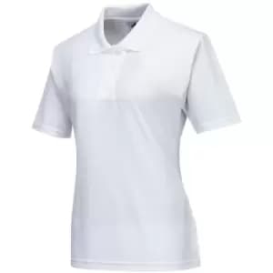 Image of Portwest Ladies Naples Polo Shirt White XS