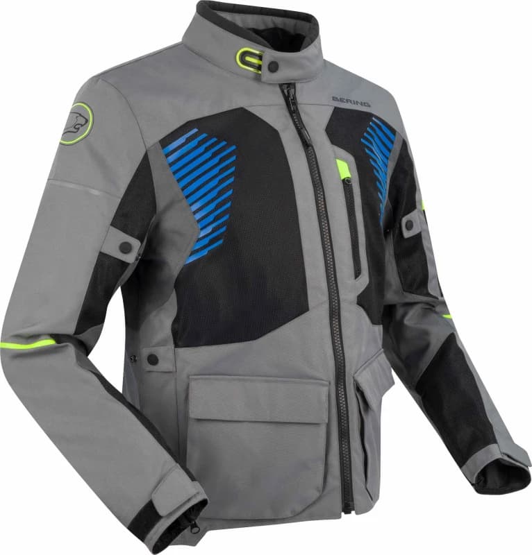 Image of Bering Bakundu Jacket Gray Black Blue Size L