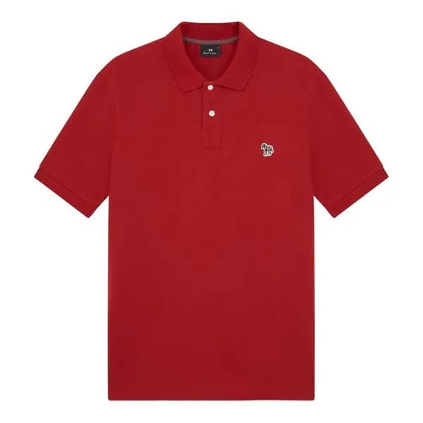 Image of Paul Smith Zebra Regular Polo Shirt - Red S