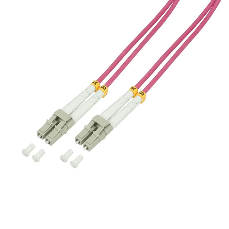Image of LogiLink 0.5m. LC - LC InfiniBand/fibre optic cable Violet