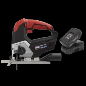 Image of Sealey CP20VJS 20v Cordless Jigsaw 1 x 2ah Li-ion Charger Bag