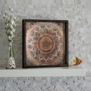 Image of KZM249 Multicolor Decorative Framed MDF Painting