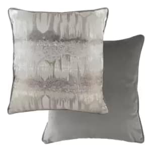 Image of Evans Lichfield Inca Polyester Filled Cushion Polyester Steel Grey