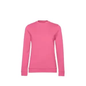 Image of B&C Womens/Ladies Set-in Sweatshirt (L) (Pink)