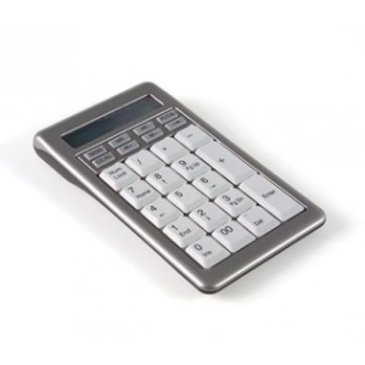 Image of Hypertec KEYBSAT1NHY numeric keypad USB Notebook/PC Grey. White