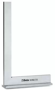 Image of Beta Tools 1670A Flanged Precision Square - Ground Steel 100x 70mm 016700110