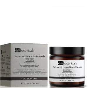 Image of Dr Botanicals Pomegranate Noir Advanced Natural Facial Scrub For Men 50ml