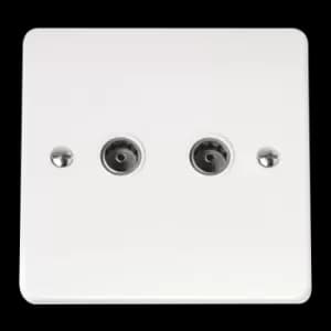 Image of COAXIAL SOCKET TWIN OUTLET