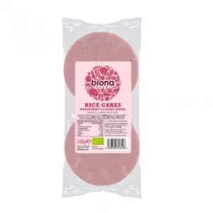 Image of Biona Strawberry Rice Cakes 100g