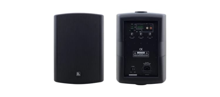 Image of Kramer Electronics Kramer Electronics Tavor 6-O speaker set 100 W Universal Black 2-way TAVOR-6-O(PAIR)/BLACK