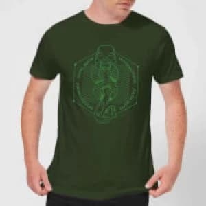 Image of Harry Potter Morsmordre Dark Mark Mens T-Shirt - Forest Green - XXL