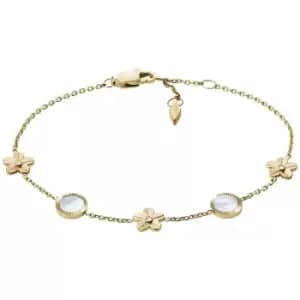 Image of Val Vintage Vacation White Mother-of-Pearl Station Bracelet