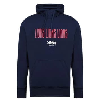 Image of Canterbury British and Irish Lions Graphic Hoodie Mens - Blue