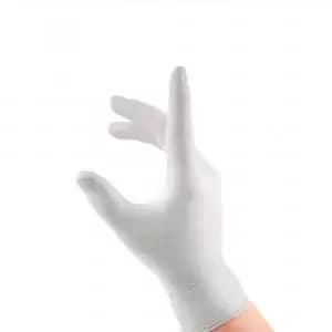 Image of Beeswift Latex Examination Gloves White M Box of 1000 LEGM
