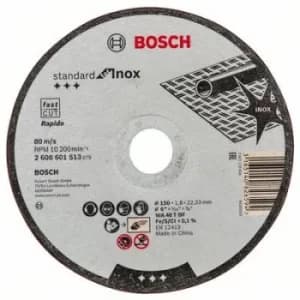 Image of Bosch Accessories 2608601513 2608601513 Cutting disc (straight) 150 mm 22.23mm