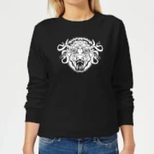 Image of American Gods Buffalo Head Womens Sweatshirt - Black - M