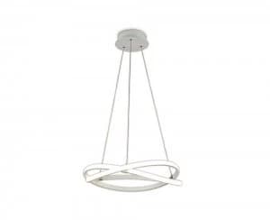 Image of Ceiling Pendant 42W LED 3000K, 3400lm, Dimmable White Acrylic